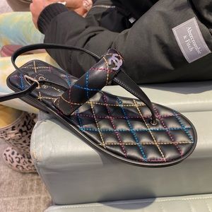 Chanel thong sandals